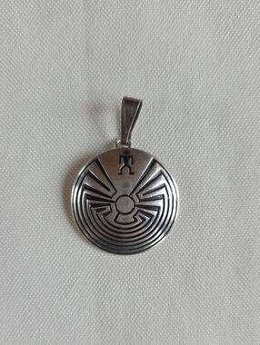 Sterling Man In The Maze Pendant